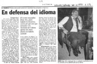 En Defensa del idioma