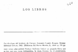 Los domingos del profesor