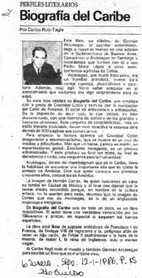 Biografía del Caribe