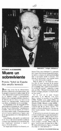 Muere un sobreviviente.