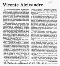 Vicente Aleixandre