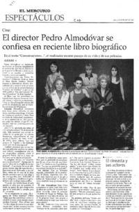 El Director Pedro Almodóvar se confiesa en reciente libro biográfico
