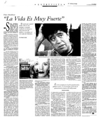 "La Vida es muy fuerte"