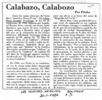 Calabazo, calabozo