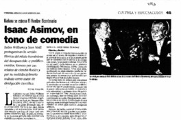 Isaac Asimov, en tono de comedia