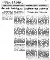 Las mujeres y las horas"