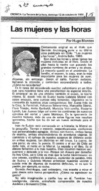 Las mujeres y las horas