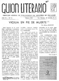 Vigilia en pie de muerte