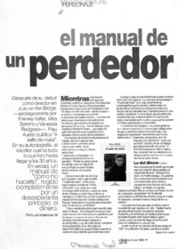 El Manual de un perdedor