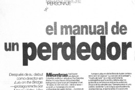 El Manual de un perdedor