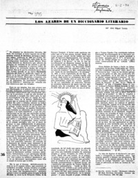 Los Azares de un diccionario literario