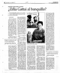 Zélia Gattai al banquillo?