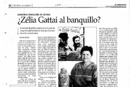 Zélia Gattai al banquillo?