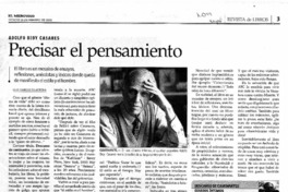 Precisar el pensamiento