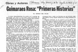 Guimaraes Rosa: "Primeras historias"