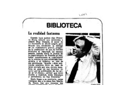 La Realidad fantasma.