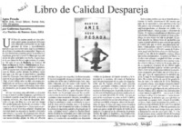 Libro de calidad desparajada