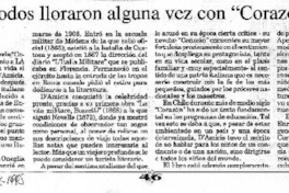 Todos lloraron alguna vez con "Corazón".