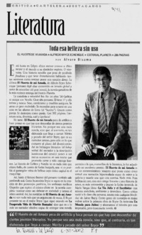 Toda esa belleza sin uso