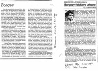 Borges y folcklore urbano