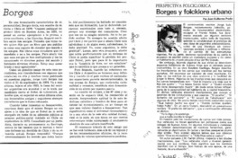 Borges y folcklore urbano