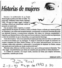 Historias de mujeres
