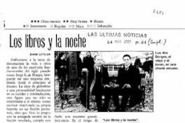 Los libros y la noche