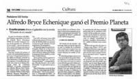 Alfredo Bryce Echenique ganó Premio Planeta.