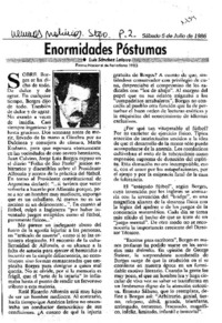 Enormidades póstumas