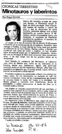 Minotauros y laberintos