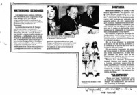 Matrimonio de Borges.