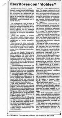 Escritores con "dobles".