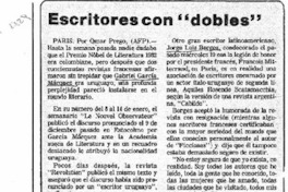 Escritores con "dobles".