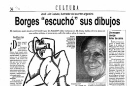 Borges "escuchó" sus dibujos