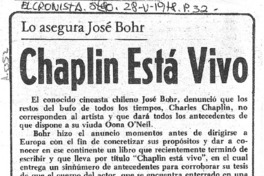 Chaplin está vivo.