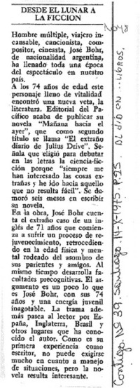 Desde el lunar a la ficción.