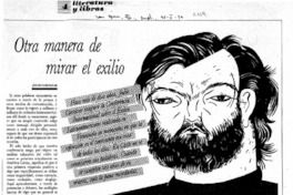 Otra manera de mirar el exilio