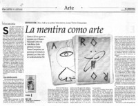 La Mentira como arte