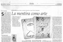 La Mentira como arte