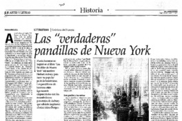 Las "Verdaderas" pandillas de Nueva York