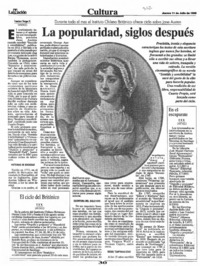 La Popularidad, siglos después