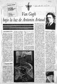 Van Gogh bajo la luz de Antonin Artaud