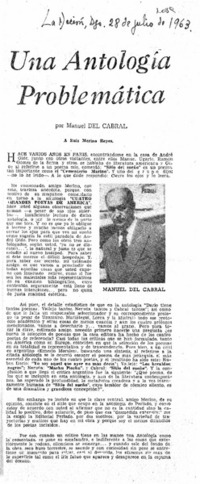 Una antología problemática