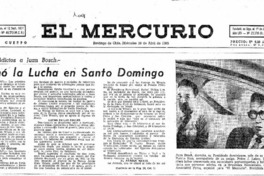 Terminó la lucha en Santo Domingo.