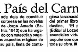 El país del carnaval".