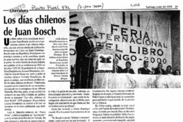 Los días chilenos de Juan Bosch