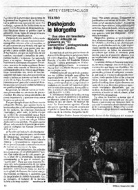 Deshojando la Margarita