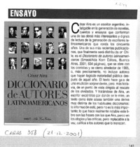 Diccionario de autores latinoamericanos.