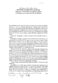 Nuestro padre Don Quijote