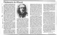 Centenario de Alberdi